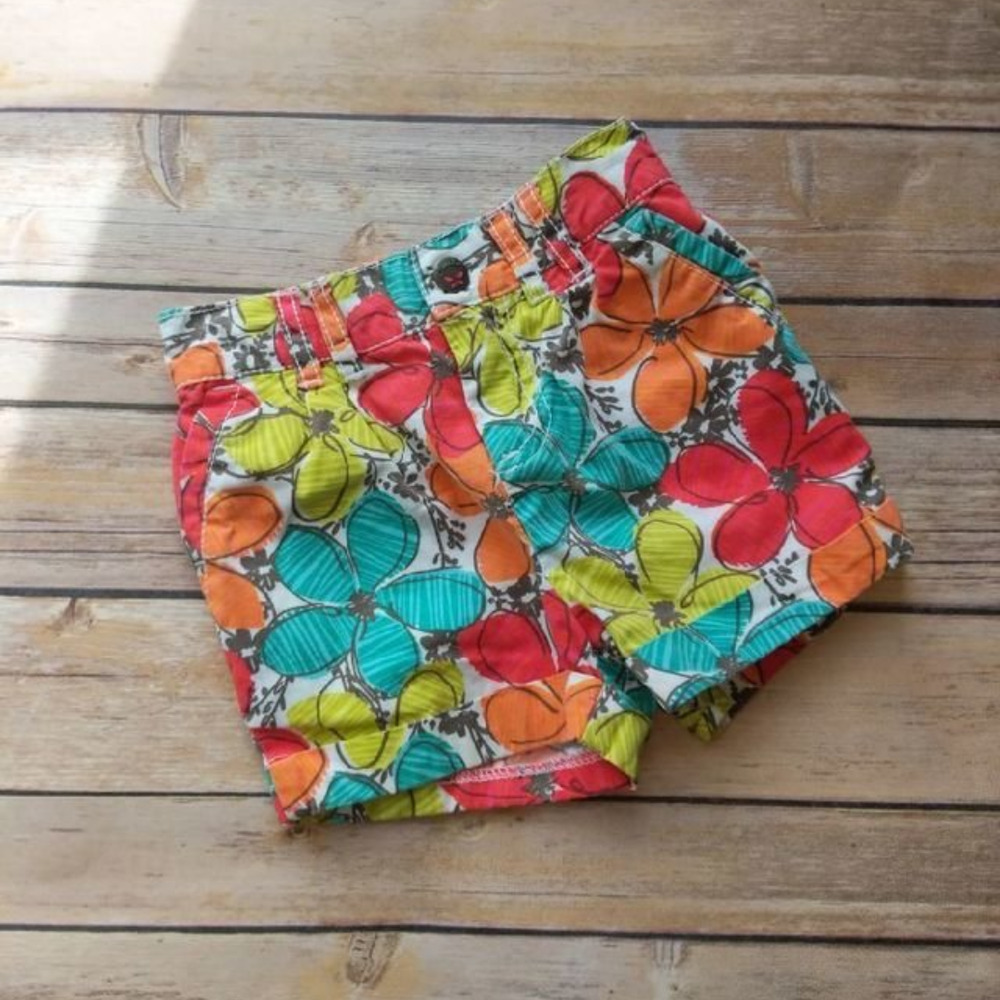 Cherokee Floral Print Shorts -18M